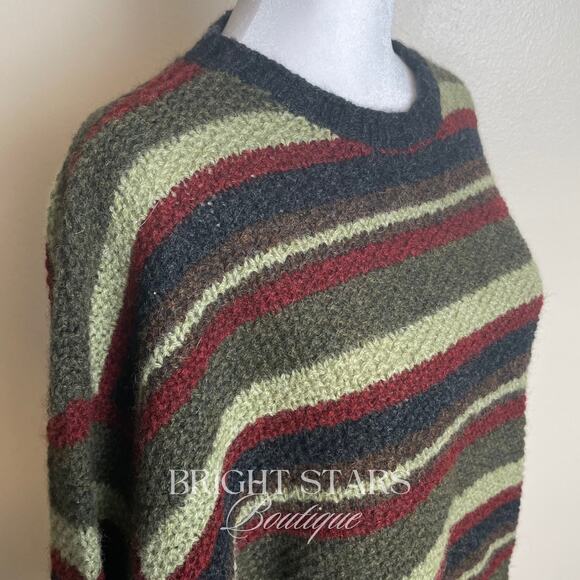 Extremely Rare Stripe Sweater ASO Joey Tribbiani Friends 90s Striped Crew Neck - Picture 11 of 12